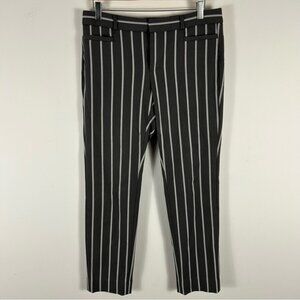 ❤️ BANANA REPUBLIC Sloan Striped Black and White Pants 6